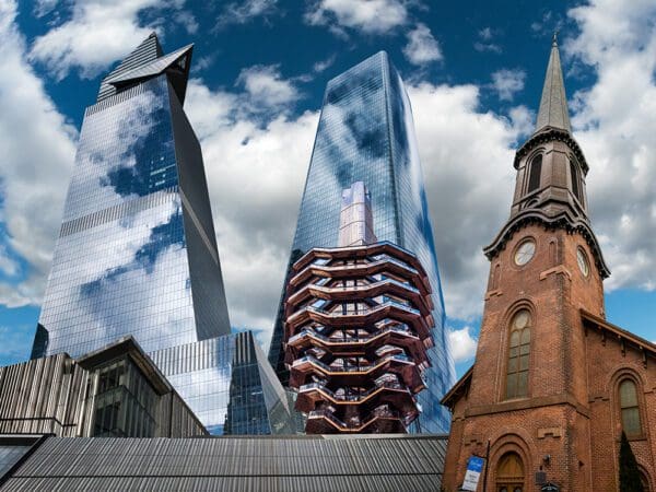 Hudson Yards and Church Photograph